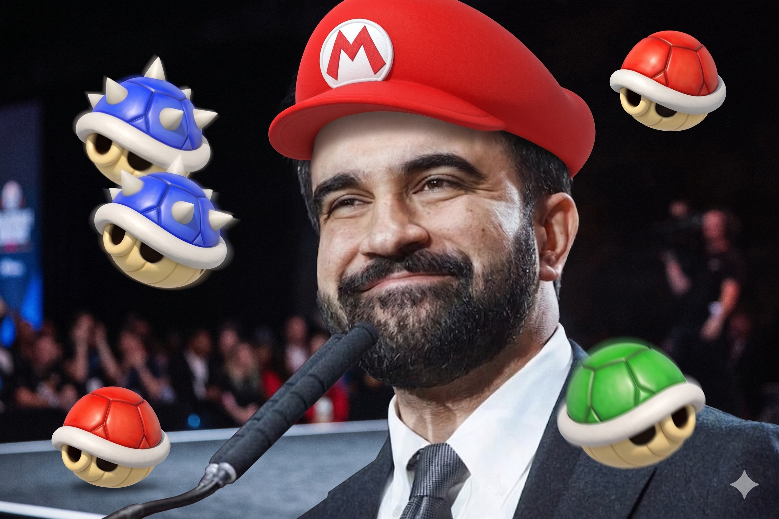 Heaven is FUN and Mario Kart Mamdani – a twofer.